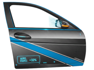 Ремонт и покраска двери автомобиля на Changan CS95